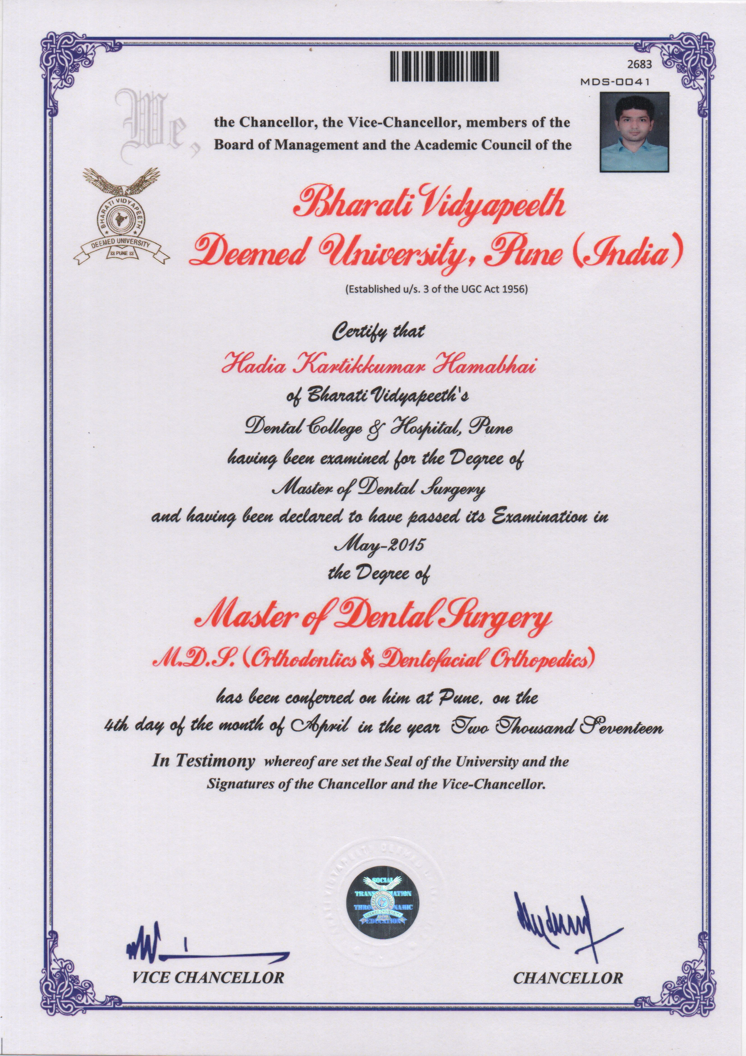 Certificate 2